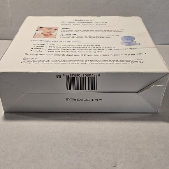 Neutrogena Microdermabrasion System Kit with 12 Rejuvenating Puffs - OPEN BOX - Picture 5 of 10